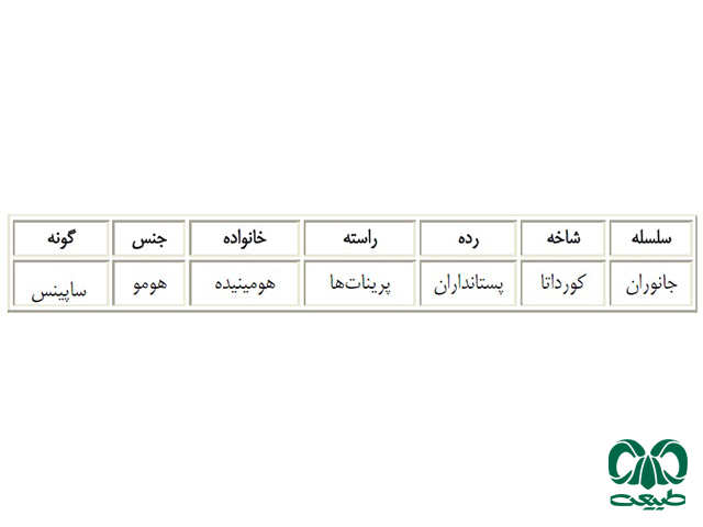 طبقه بندی موجودات