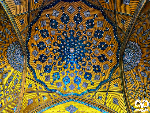 کاشیکاری به شیوه معرق معرق