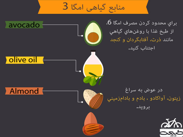 منابع گیاهی امگا در مقابل منابع حیوانی آن منابع گیاهی امگا